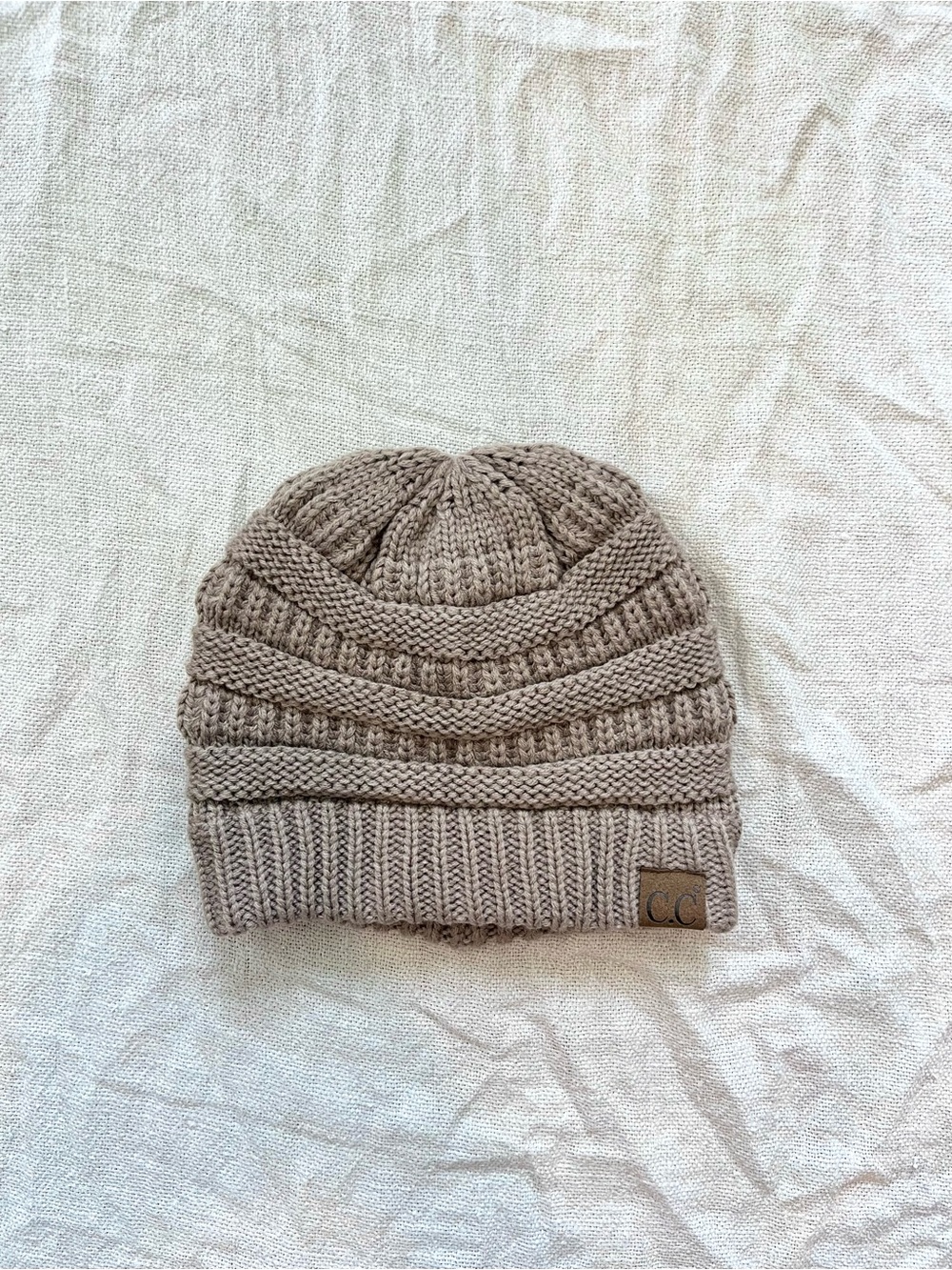 NWOT C.C Brown Beanie